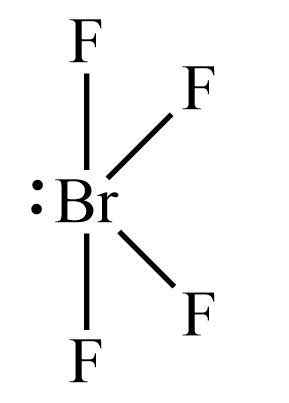 According to this model, valence electrons in the Lewis structure form groups, which may consist of a single bond, a double bond, a triple bond, a lone pair of electrons, or even a single unpaired electron, which in the VSEPR model is counted as a lone pair. . Brf4 lewis structure